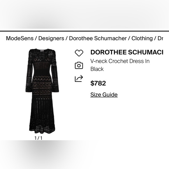 Dorothee Schumacher Seductive Lace Dress 
Size 5 NWT - Picture 2 of 11